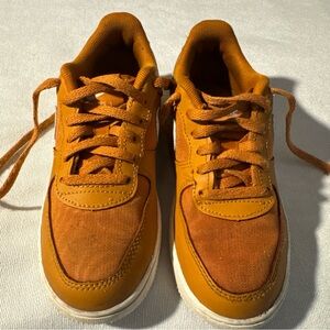 Nike Kids Vibrant Gold Tan  Sneakers Size 13C